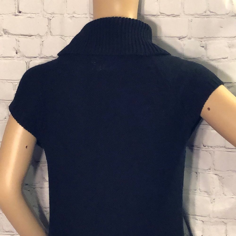 MKM Designs Knit Short Sleeve Sweater Tunic Mini Dress Juniors Large - Picture 7 of 10
